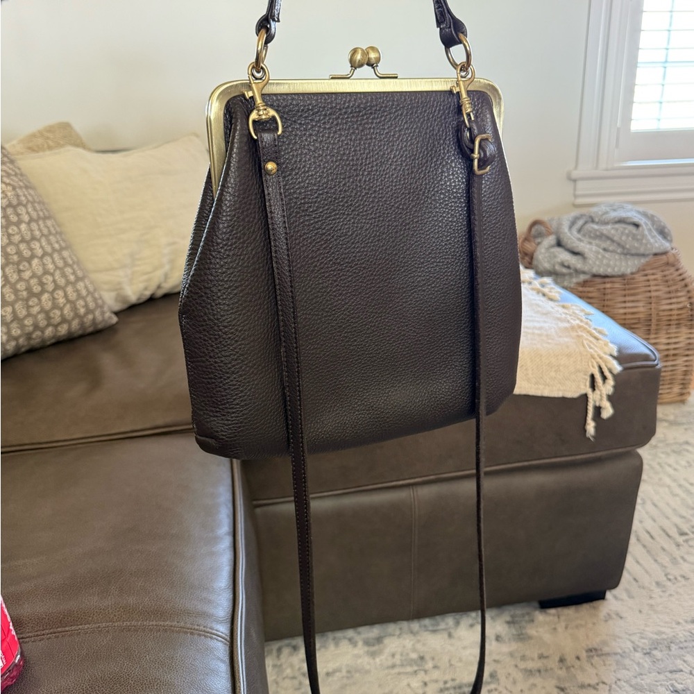 Elegant Brown Leather Women's Bag
